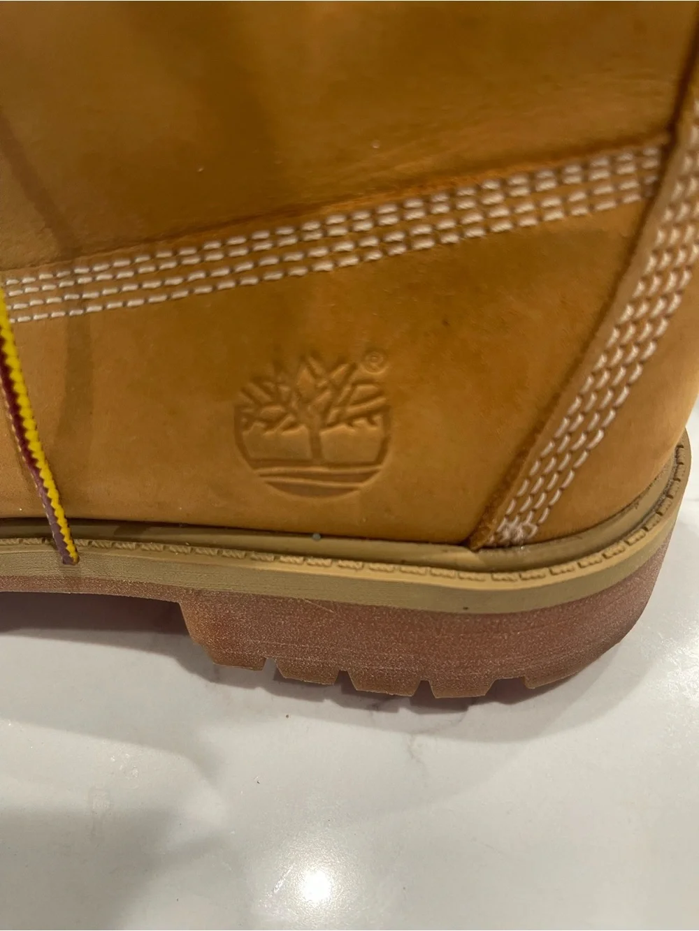 Timberland Wheat Brown Big Boy’s Lace-Up Work Boots